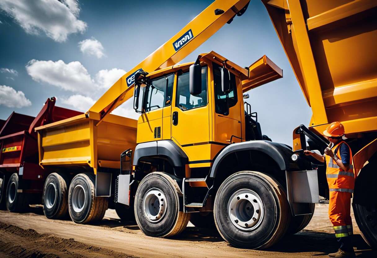 Besoin d'un tracteur, d'une benne ou d'un plateau ? On s'occupe de tout jusqu'à Cotonou.